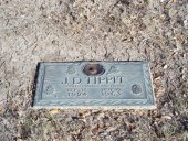J.D. Tippit gravestone at the Laurel Land Park (South Oak Cliff)